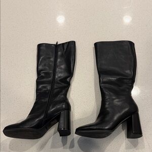 Dream Pairs Black Heeled Boots